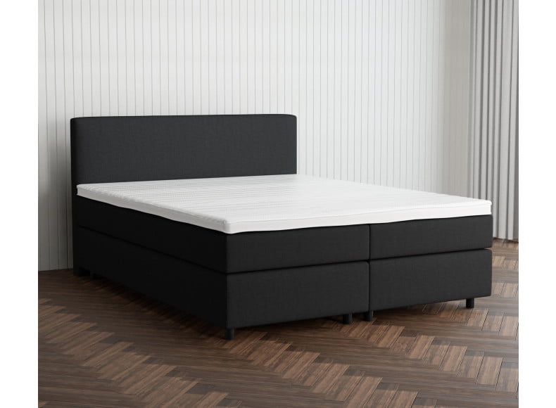 Schwarz 7006 Tia - 30cm Box,100cm Kopfteil, 6cm Füße