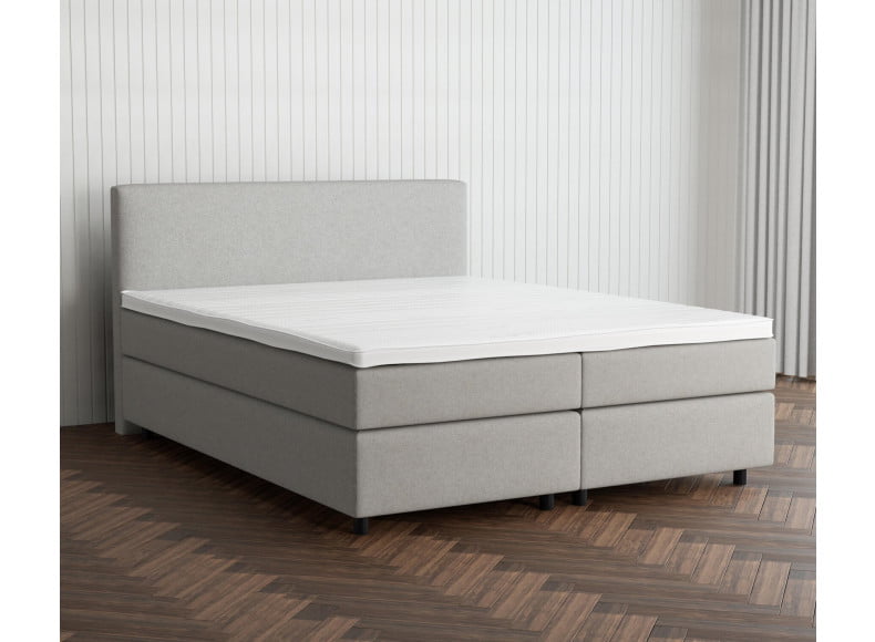 Dunkelstein 07-135 Woolyun - 30cm Box,100cm Kopfteil, 6cm Füße - Boxspringbett 190x200