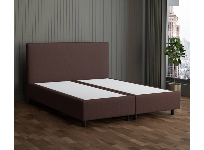 Braun 9912 Tia - 30cm Box,100cm Kopfteil, 12cm Füße - Boxspringbett ohne Matratze 300x220