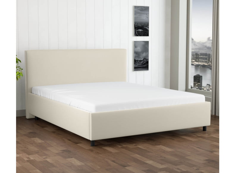 Beige 793 Loto - 30cm Rahmen,100cm Kopfteil, 12cm Füße