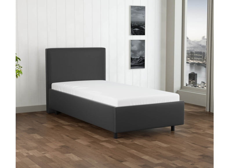 Schwarz 7006 Loto - 30cm Rahmen,100cm Kopfteil, 12cm Füße