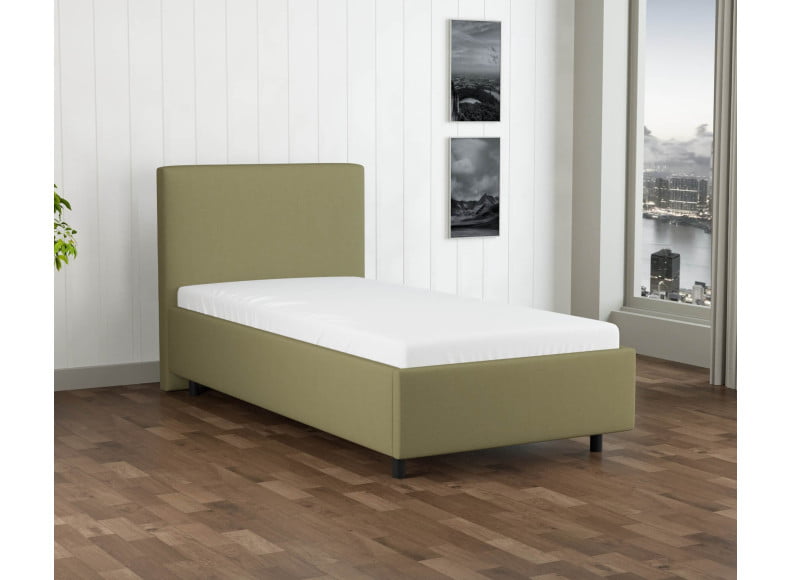Grüngelb 9636 Tia - 30cm Rahmen,100cm Kopfteil, 12cm Füße