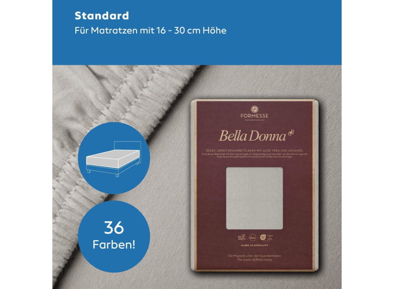 Bella Donna Standard Spannbettlaken für Matratze