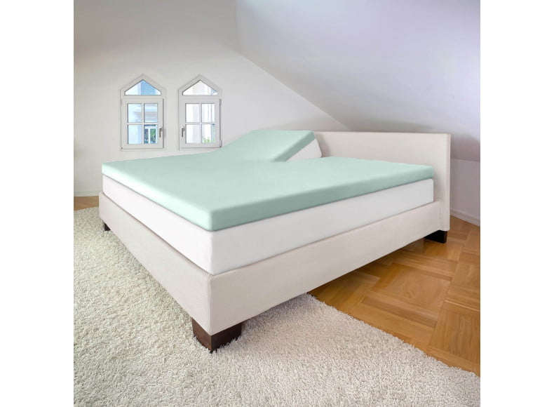  Bella Donna Standard Beispiel Anwendung Spannbettlaken für Topper mit Kopfverstellung