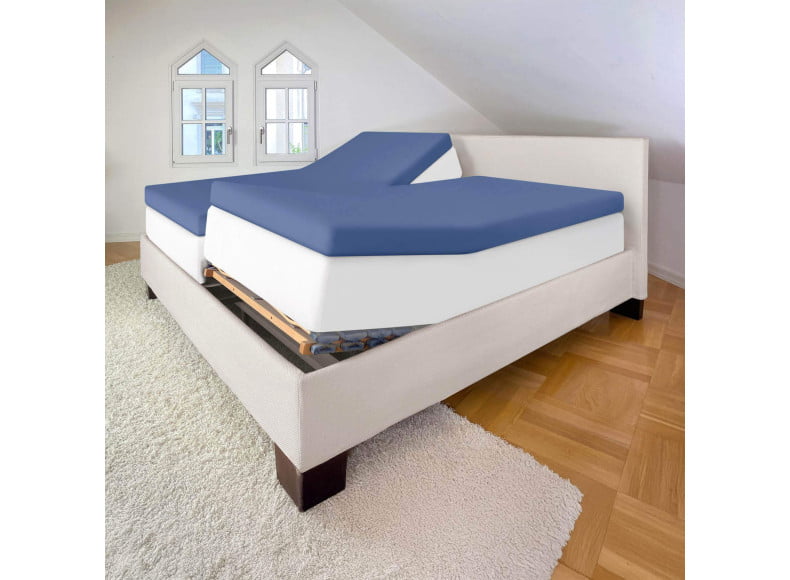 Bella Donna Standard Beispiel Anwendung Spannbettlaken für Topper mit Verstellung