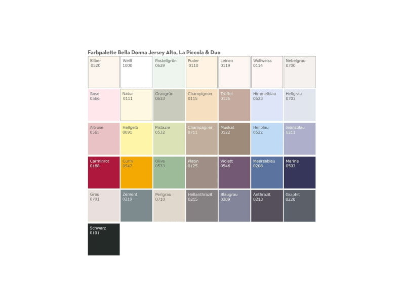 Bella Donna Standard Spannbettlaken Farbvarianten