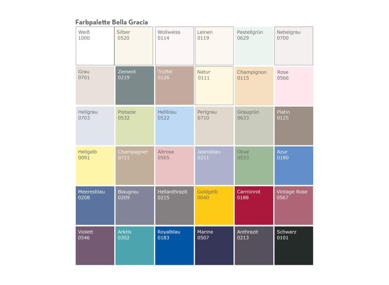 Bella Gracia Standard Spannbettlaken Farbvariante