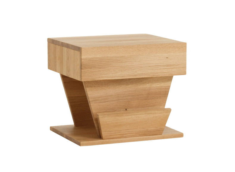 Optional Nachttisch B48 x T41 x H42 cm Wildeiche
