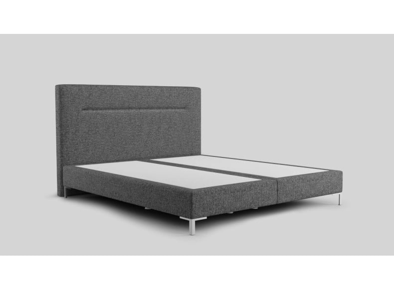 Textil Dory 28 (Abb. Kopfteil 110cm, Boxspring 20cm, Füße 12cm)