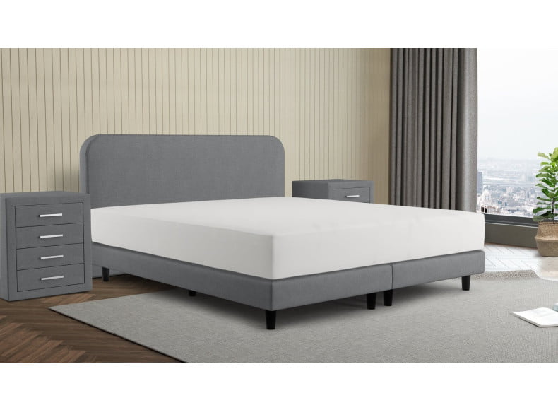 Abb. Dory 29 / Kopfteil 100cm / Füße 12cm / Boxspring 15 cm / Matratze 22 cm