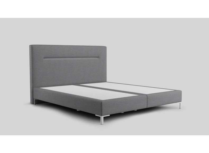 Textil Dory 29 (Abb. Kopfteil 110cm, Boxspring 20cm, Füße 12cm)