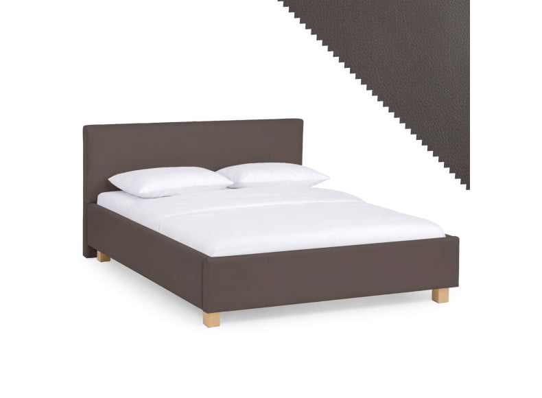 Graubraun F68 Lederlook