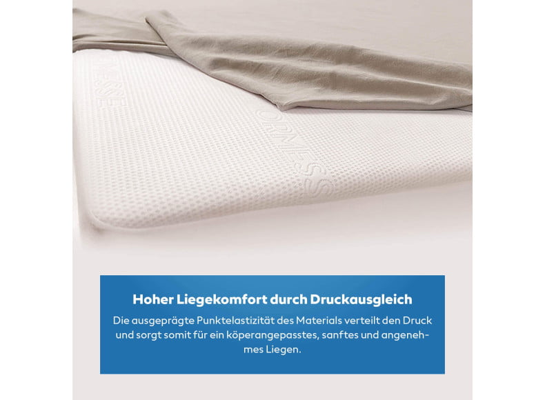 Formesse Satinesse Air Silver - Hoher Liegekomfort durch Druckausgleich.