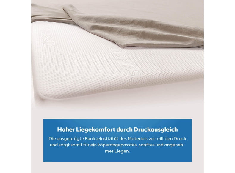 Formesse Satinesse Air Silver - Hoher Liegekomfort durch Druckausgleich.