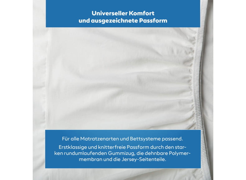 Formesse Satinesse Protect - Der Schonbezug im Spannbetttuchformat sitzt wie eine zweite Haut auf der Matratze