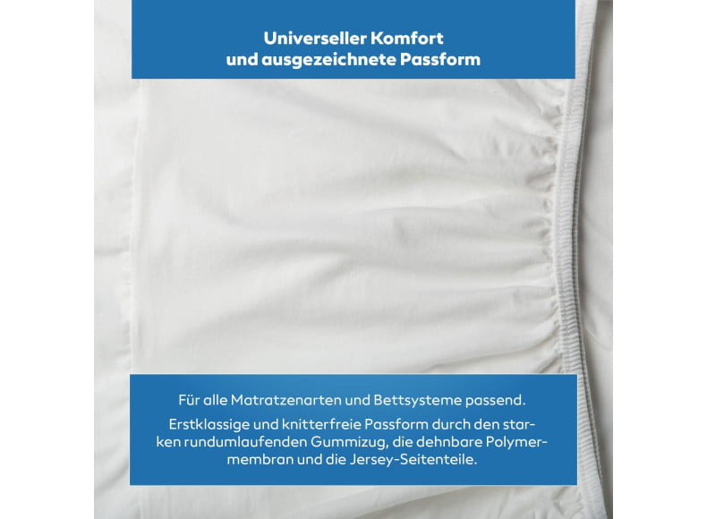 Formesse Satinesse Protect - Der Schonbezug im Spannbetttuchformat sitzt wie eine zweite Haut auf der Matratze
