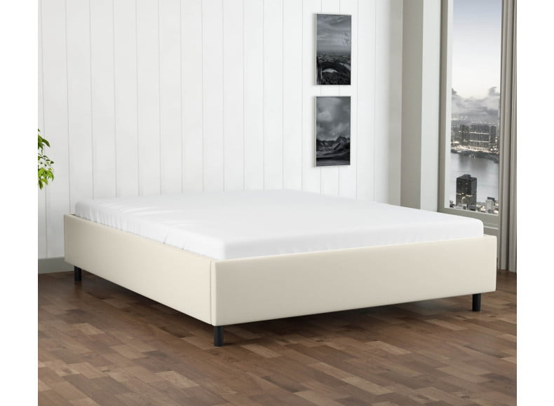 Beige 793 Loto - 30cm Rahmen, 12cm Füße - Bettrahmen