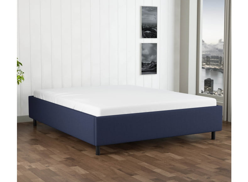 Marineblau 3920 Tia - 30cm Rahmen, 12cm Füße - Bettrahmen