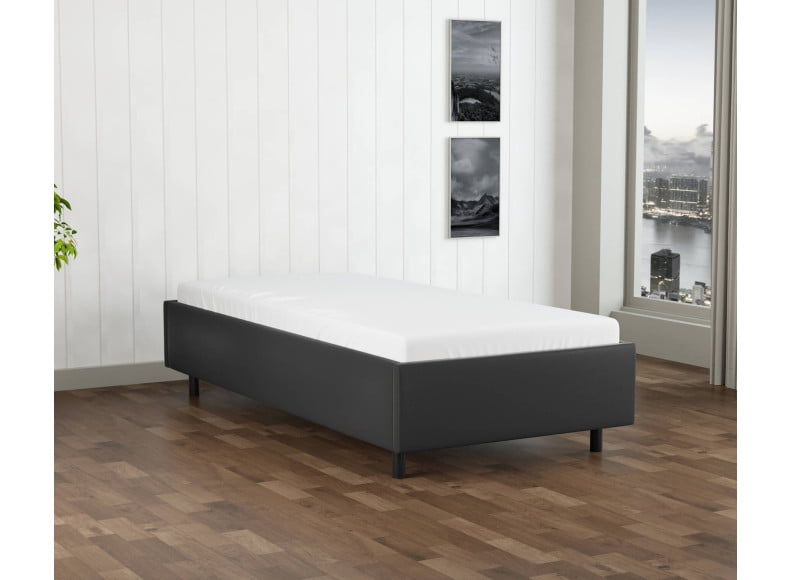 Schwarz 7006 Loto - 30cm Rahmen, 12cm Füße - Bettrahmen