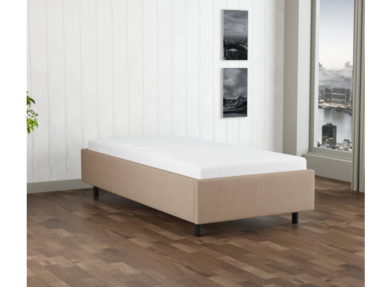 Beige 3315 Tia - 30cm Rahmen, 12cm Füße - Bettrahmen