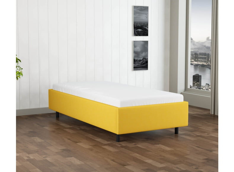 Senfgelb 5569 Tia - 30cm Rahmen, 12cm Füße - Bettrahmen