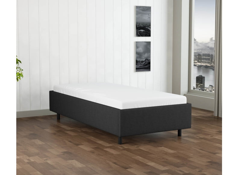 Schwarz 7006 Tia - 30cm Rahmen, 12cm Füße - Bettrahmen