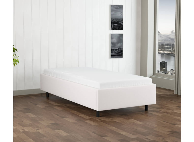 Lichtgrau 9130 Tia - 30cm Rahmen, 12cm Füße - Bettrahmen