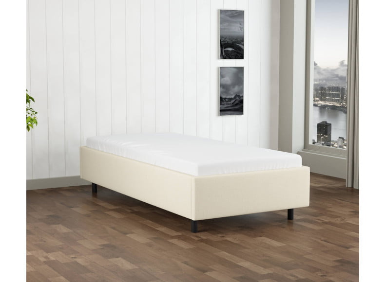 Ecru 135-135 Woolyun - 30cm Rahmen, 12cm Füße - Bettrahmen