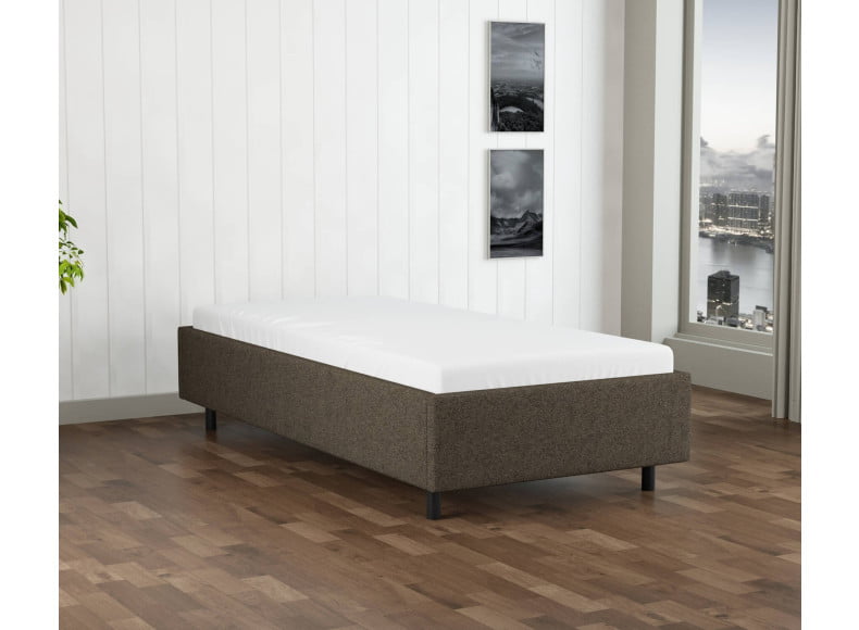 Taupe 18-72 Woolyun - 30cm Rahmen, 12cm Füße - Bettrahmen