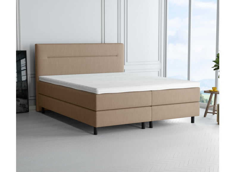 Beige 3315 Tia - 20cm Box, 110cm Kopfteil, 12cm Füße