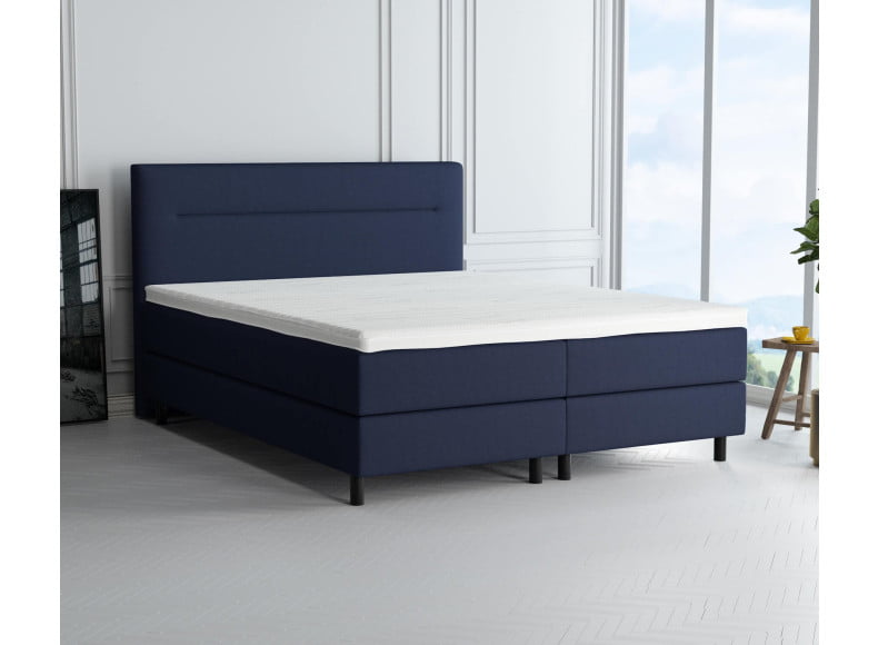 Marineblau 3920 Tia - 20cm Box, 110cm Kopfteil, 12cm Füße
