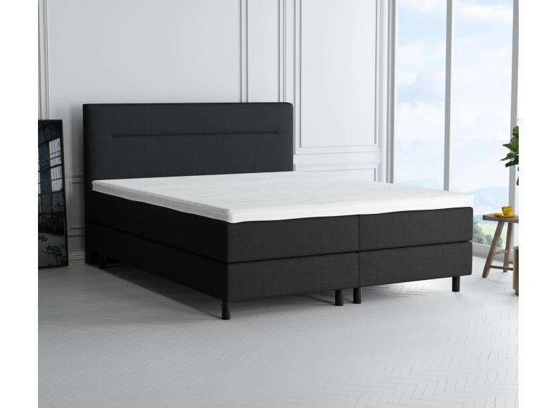 Schwarz 7006 Tia - 20cm Box, 110cm Kopfteil, 12cm Füße