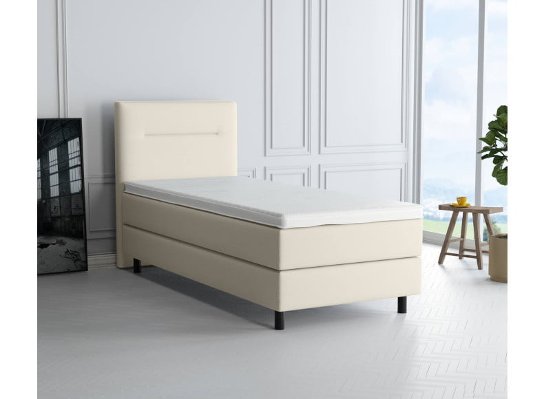 Beige 793 Loto - 20cm Box, 110cm Kopfteil, 12cm Füße