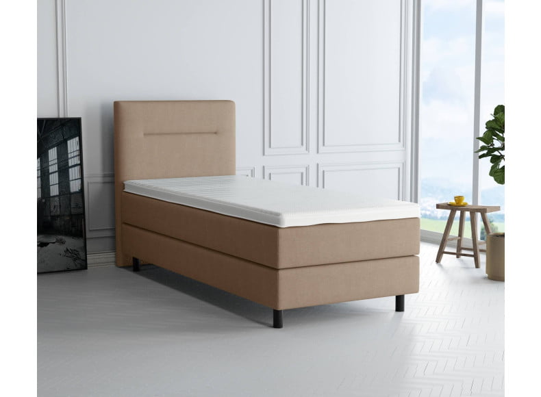 Beige 3315 Tia - 20cm Box, 110cm Kopfteil, 12cm Füße