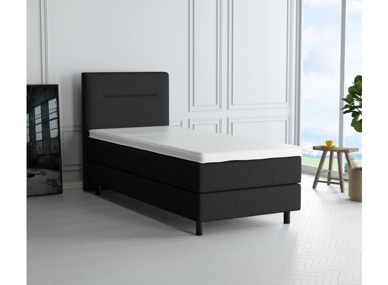 Schwarz 7006 Tia - 20cm Box, 110cm Kopfteil, 12cm Füße