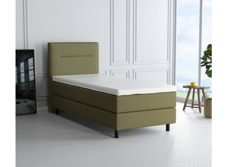 Grüngelb 9636 Tia - 20cm Box, 110cm Kopfteil, 12cm Füße