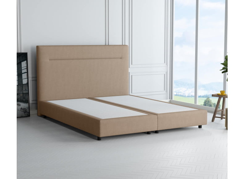 Beige 3315 Tia - 20cm Box, 110cm Kopfteil, 6cm Füße