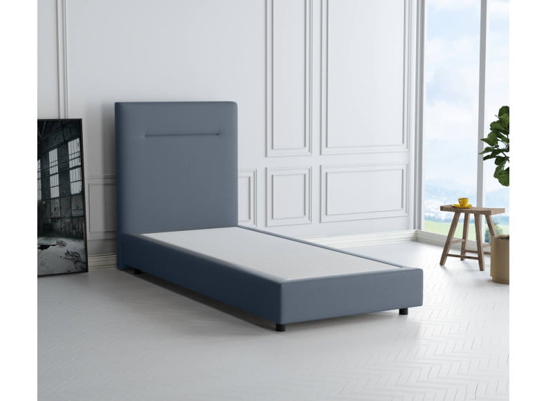 Dunkelgrau 5311 Loto - 20cm Box, 110cm Kopfteil, 6cm Füße