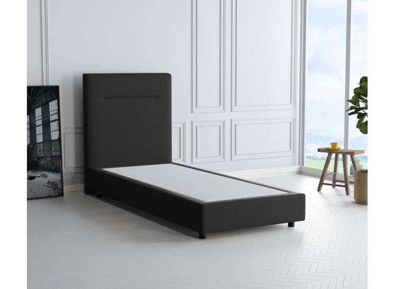 Schwarz 7006 Loto - 20cm Box, 110cm Kopfteil, 6cm Füße