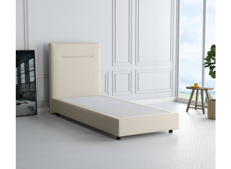 Beige 793 Loto - 20cm Box, 110cm Kopfteil, 6cm Füße