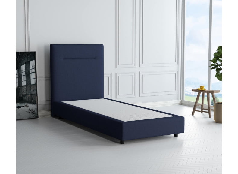 Marineblau 3920 Tia - 20cm Box, 110cm Kopfteil, 6cm Füße