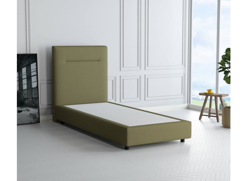 Grüngelb 9636 Tia - 20cm Box, 110cm Kopfteil, 6cm Füße