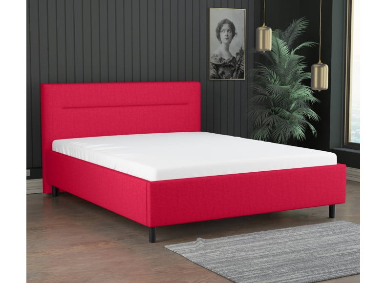 Rot 5579 Tia - 30cm Rahmen,100cm Kopfteil, 12cm Füße