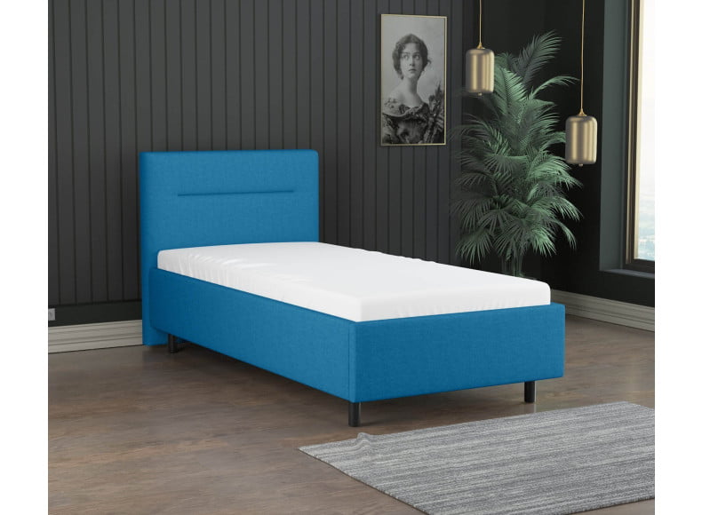 Petrol 9324 Tia - 30cm Rahmen,100cm Kopfteil, 12cm Füße - Polsterbett 90x210