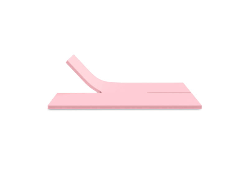 Kaltschaum HR45 Topperkern Doppelbett Split, Ansicht von der Seite