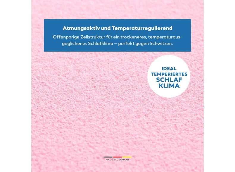 Ersatz Kaltschaum-Topperkern - atmungsaktiv und temperaturregulierend