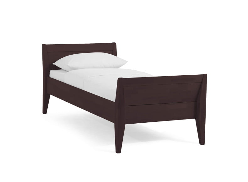 Buche walnuss lackiert - Komfortbett Drei