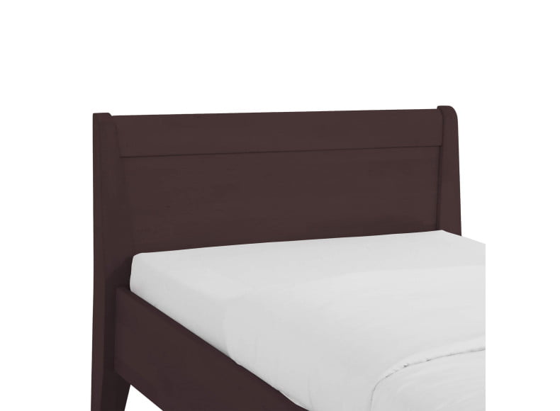 Buche walnuss lackiert - Komfortbett Drei