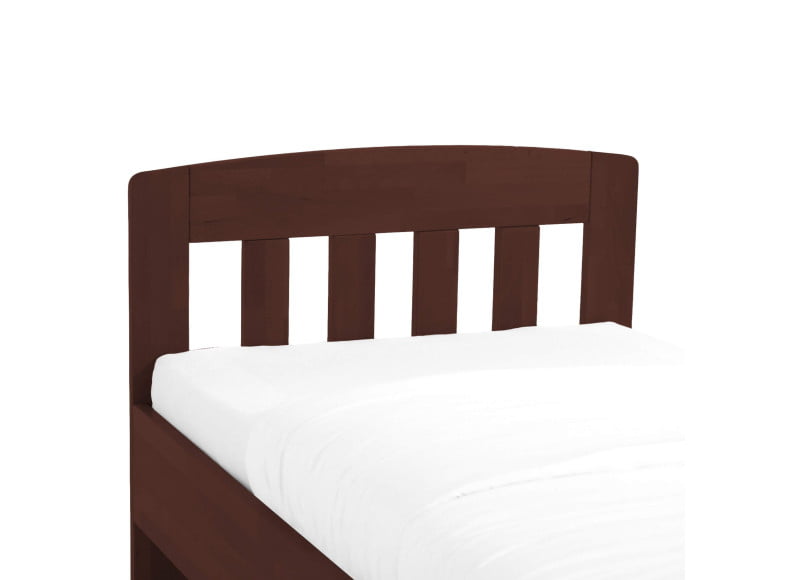 Buche wenge lackiert - Komfortbett Eins