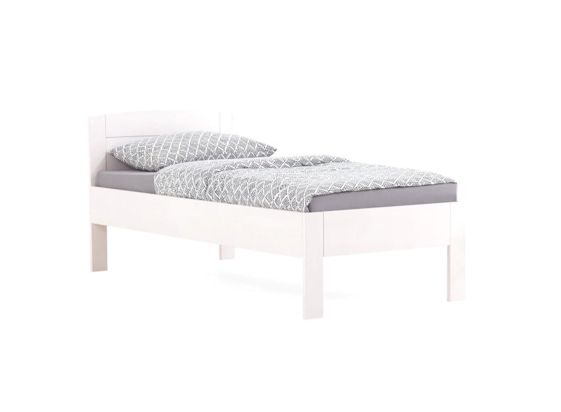 03 Buche weiß lackiert - Komfortbett Fünf
